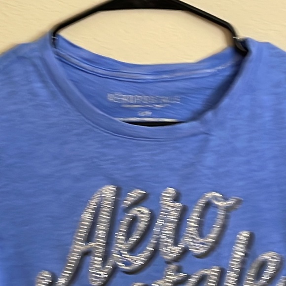 Aeropostale : small size top, blue color - Picture 2 of 4